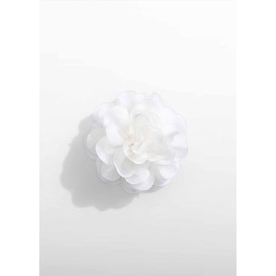 CREAM FLOWER HAIRCLIP TULLE / 5468-071