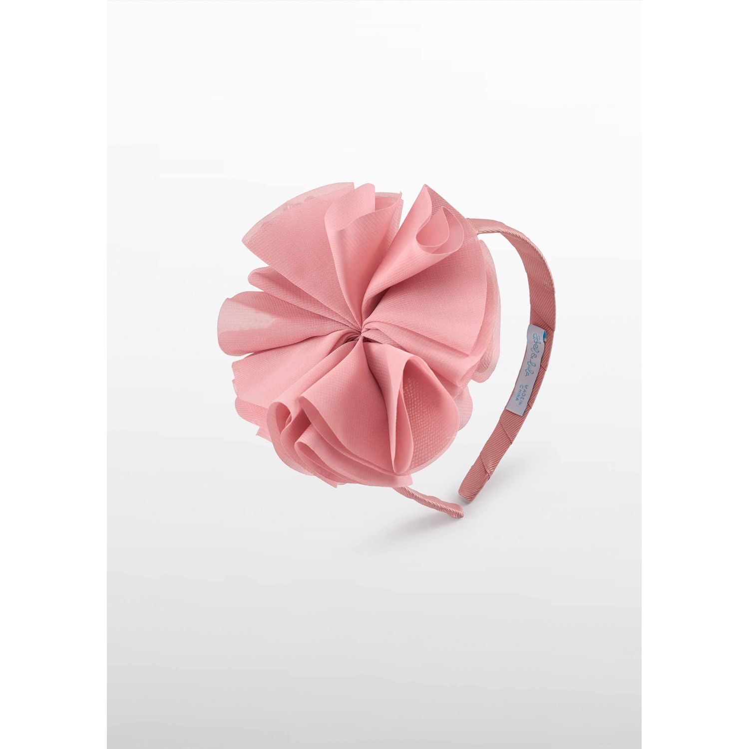 ROSE HEADBAND FLOWER TRIM CHIFFON / 5472-078