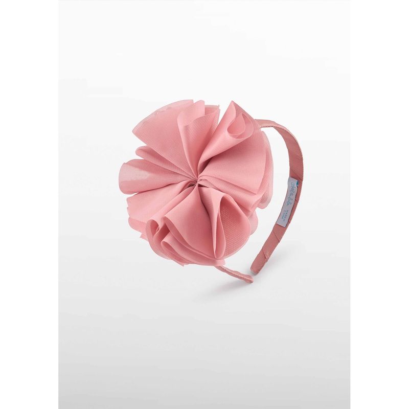 ROSE HEADBAND FLOWER TRIM CHIFFON / 5472-078