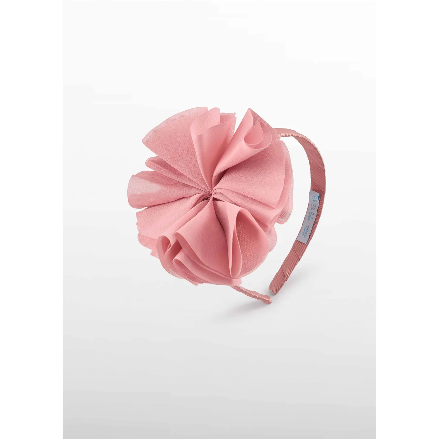 ROSE HEADBAND FLOWER TRIM CHIFFON / 5472-078