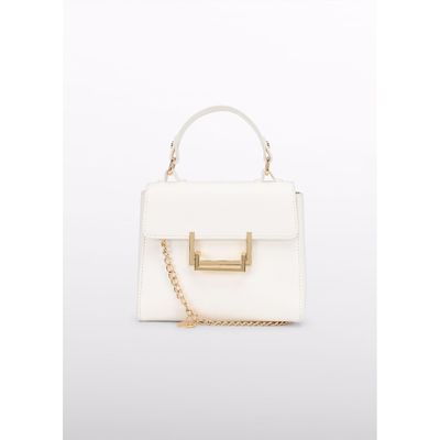 CREAM LAPEL BAG GOLD BUCKLE / 5479-056