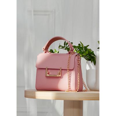 ROSE LAPEL PURSE GOLD BUCKLE / 5479-057