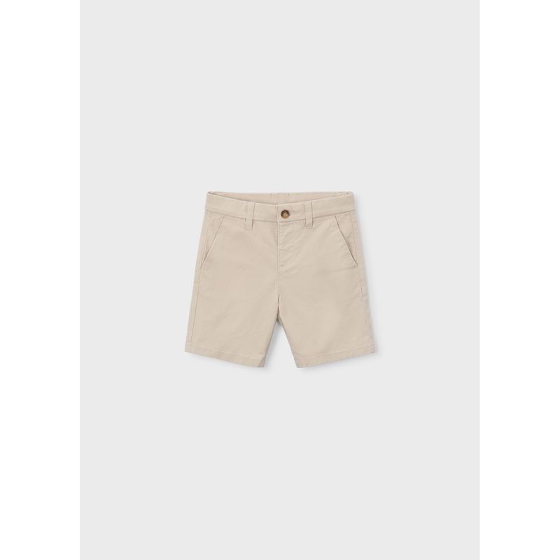 TAN TWILL CHINO SHORTS / 202-035
