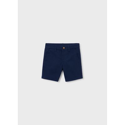 NAVY TWILL CHINO SHORT / 202-041