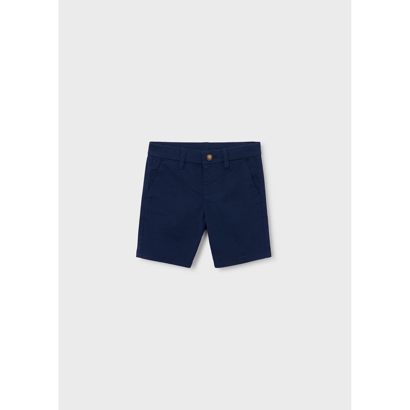 NAVY TWILL CHINO SHORT / 202-041