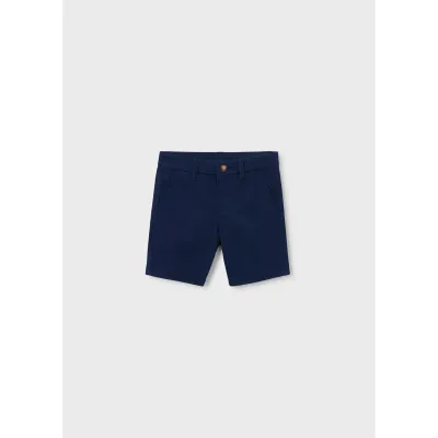NAVY TWILL CHINO SHORT / 202-041