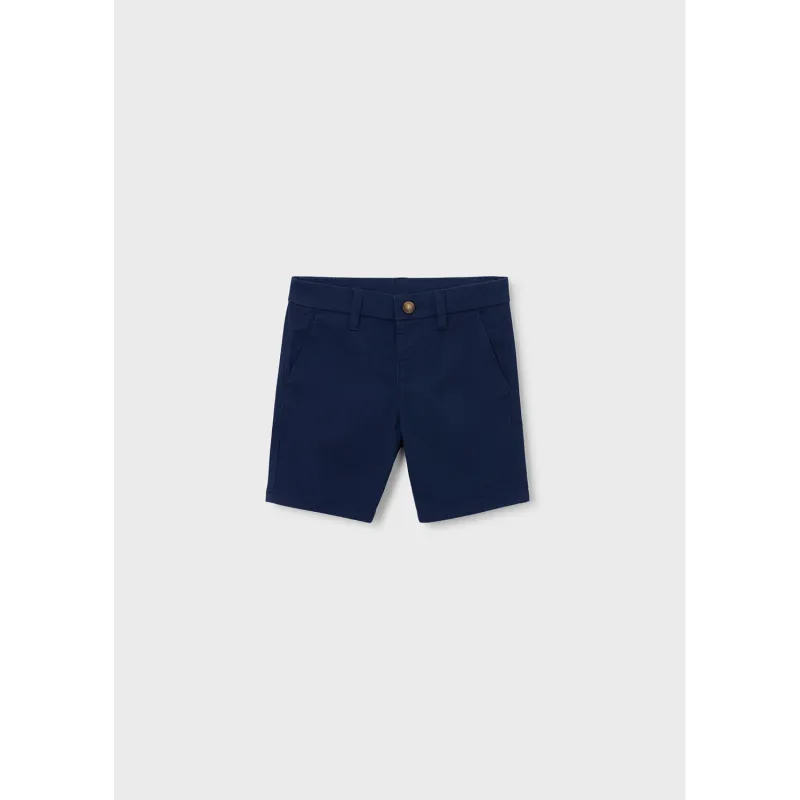 NAVY TWILL CHINO SHORT / 202-041
