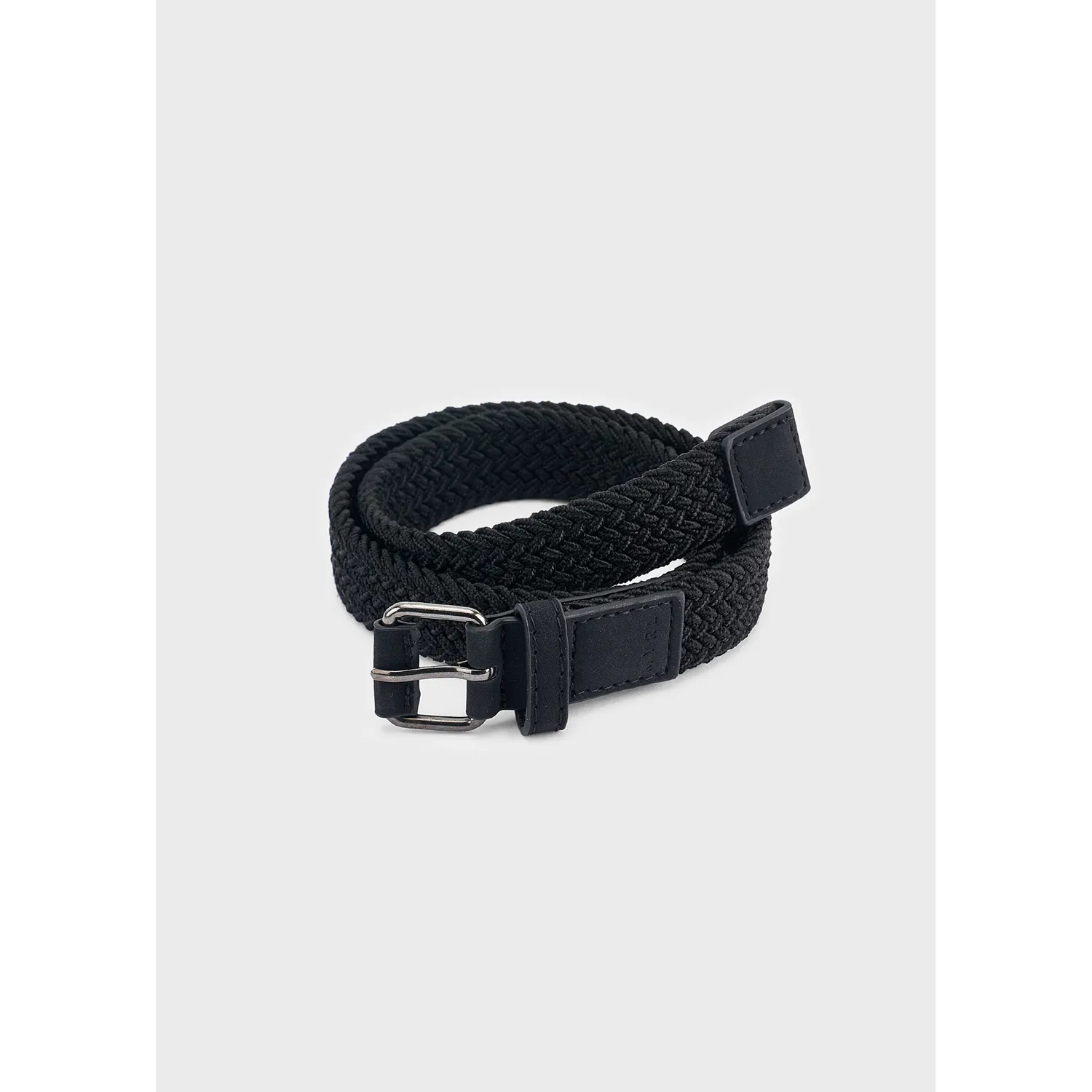 BLACK BRAIDED BELT / 10202-029