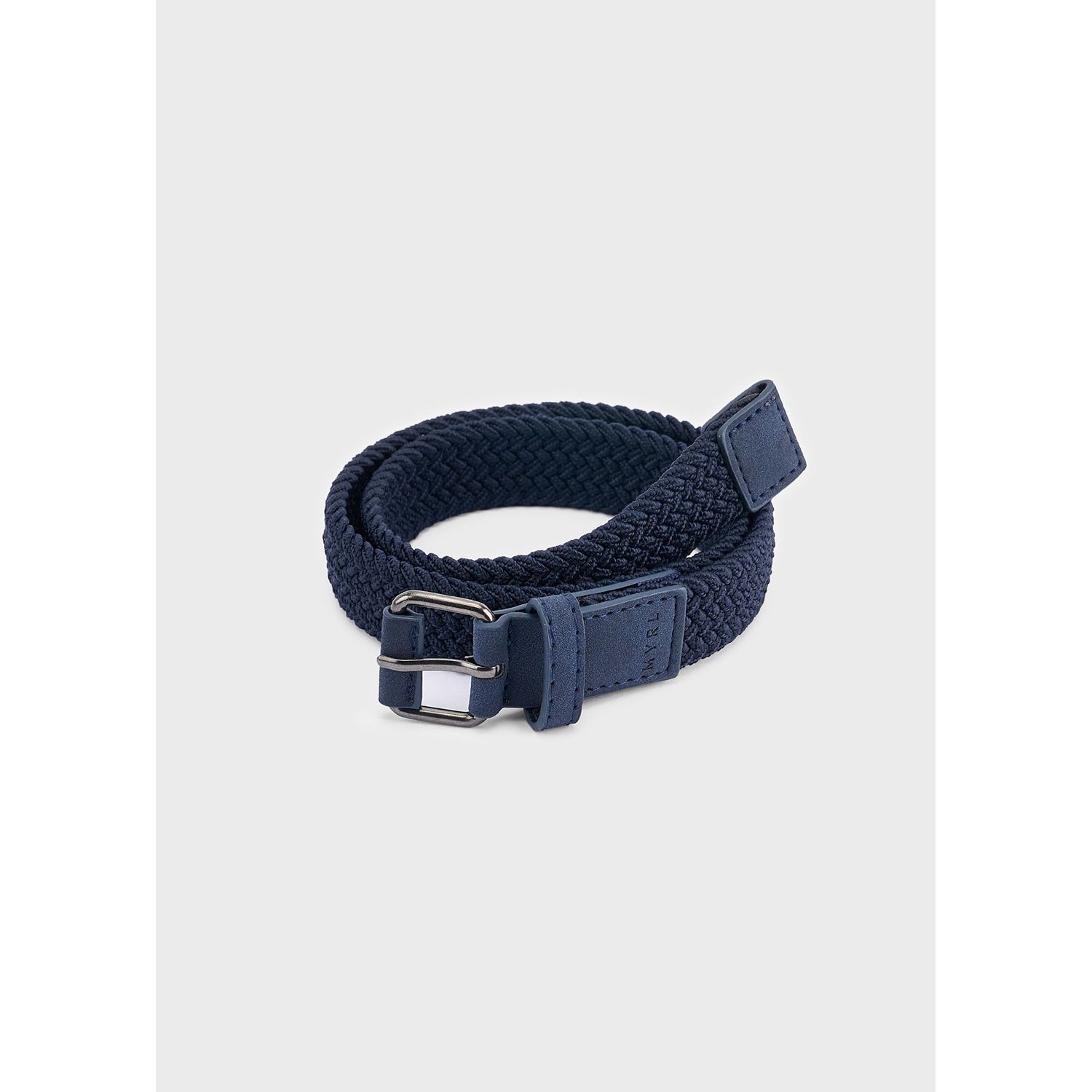 NAVY BRAIDED BELT / 10202-030