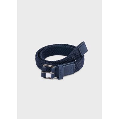 NAVY BRAIDED BELT / 10202-030