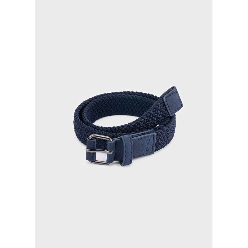 NAVY BRAIDED BELT / 10202-030
