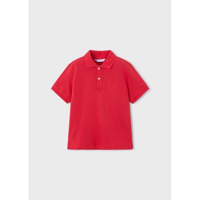 RED POLO TOP SHORT SLEEVE / 150-017
