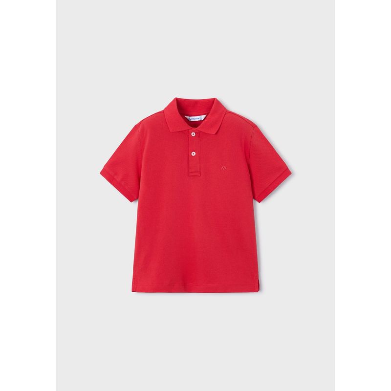 RED POLO TOP SHORT SLEEVE / 150-017