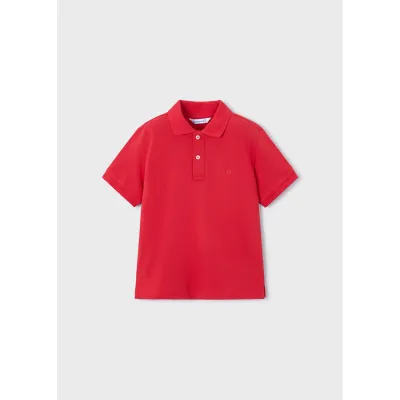 RED POLO TOP SHORT SLEEVE / 150-017