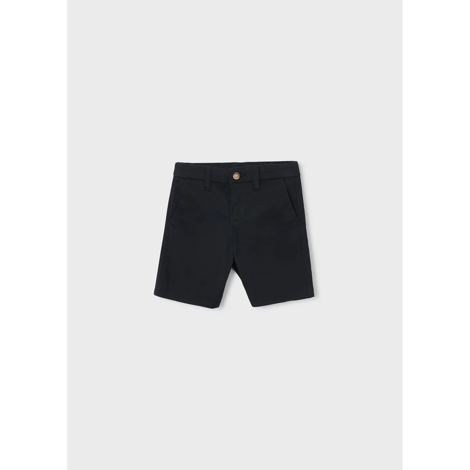 BLACK TWILL CHIN O SHORTS / 202-036