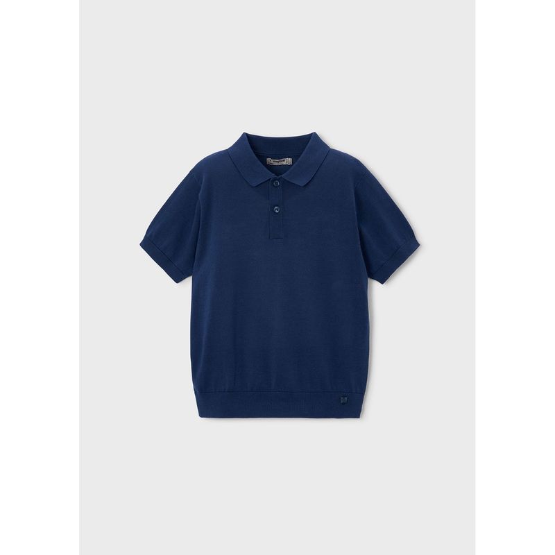 NAVY POLO TOP SHORT SLEEVE / 3106-093