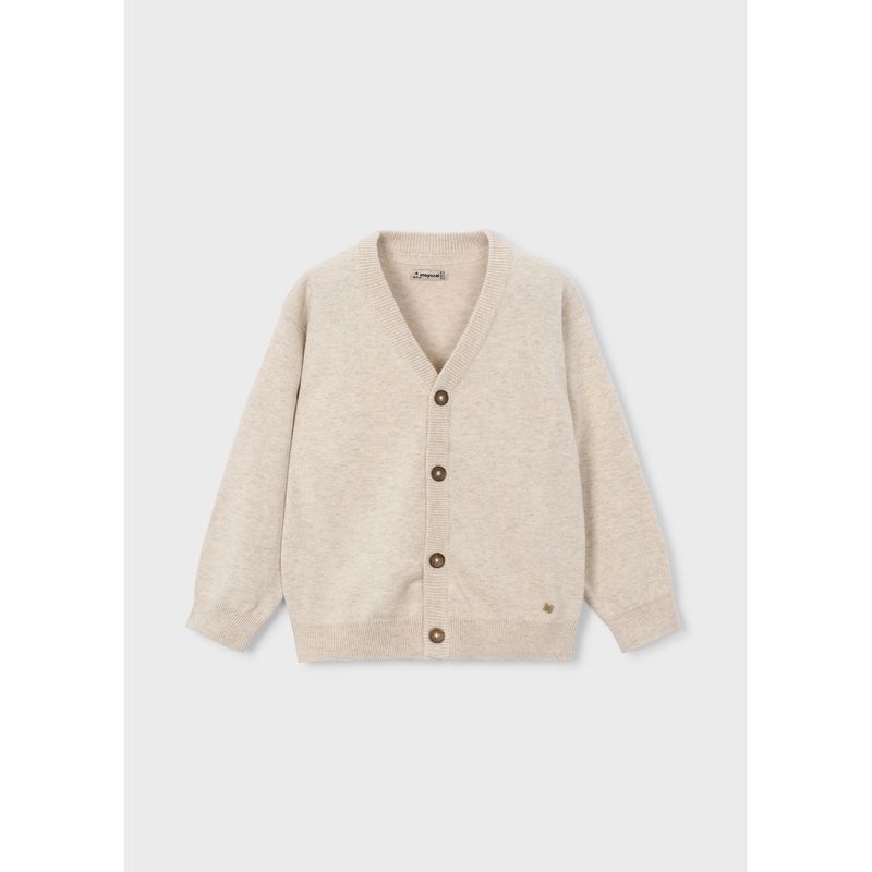 BEIGE KNIT CARDIGAN / 3381-059
