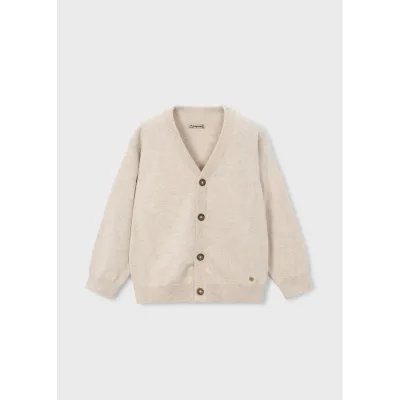 BEIGE KNIT CARDIGAN / 3381-059