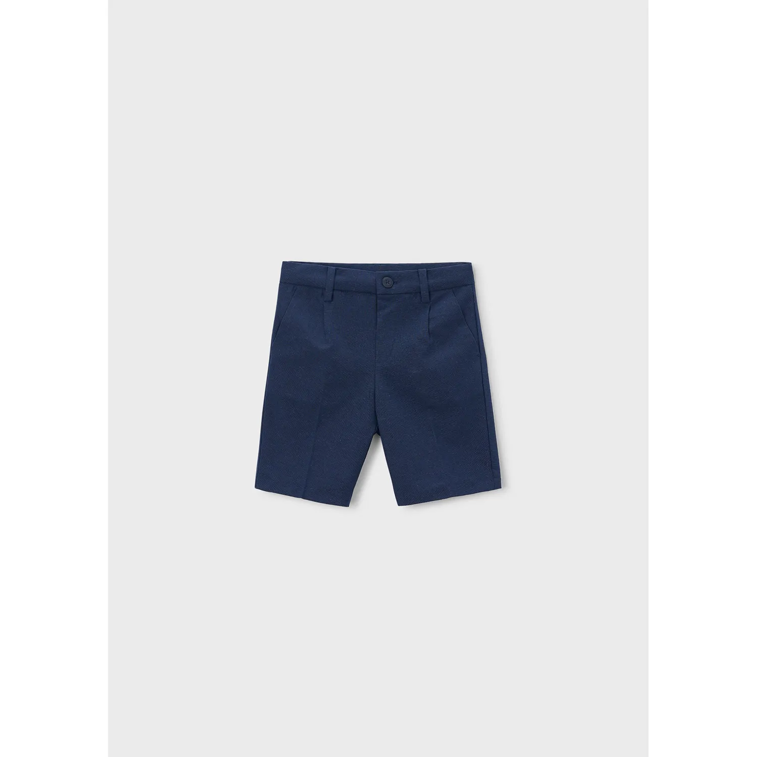 NAVY LINEN BERMUDA SHORTS / 3201-051 NAVY LINEN BERMUDA SHORTS / 3201-051