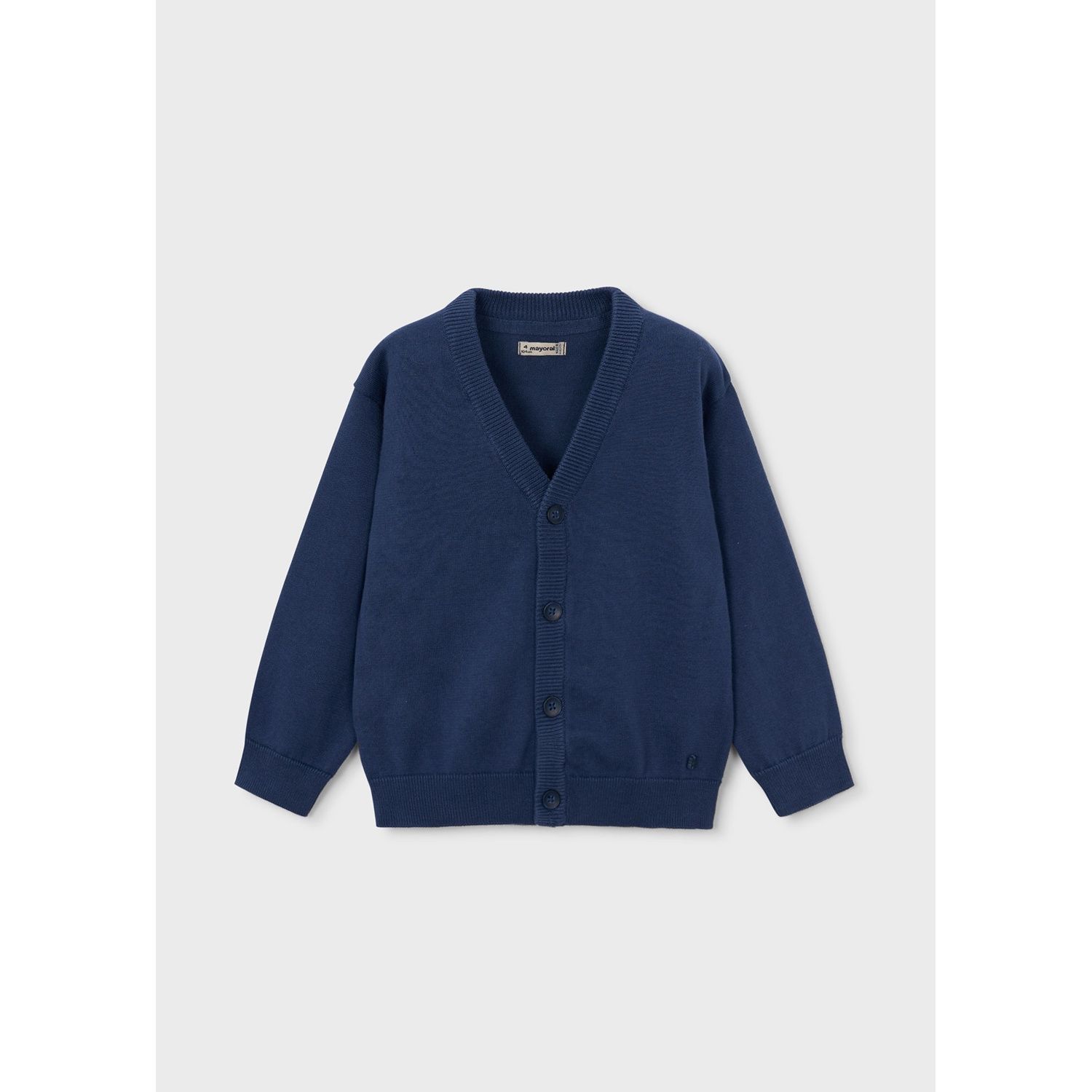 NAVY KNIT CARDIGAN 4 BUTTON / 3381-060