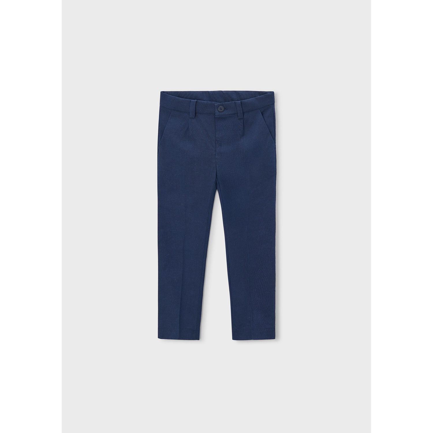 NAVY LINEN PANT CHINO TAILORING / 3574-067