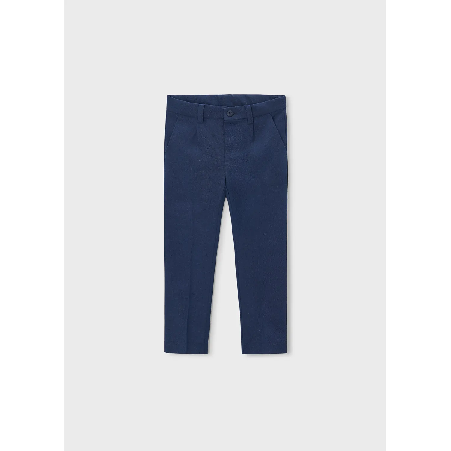 NAVY LINEN PANT CHINO TAILORING / 3574-067
