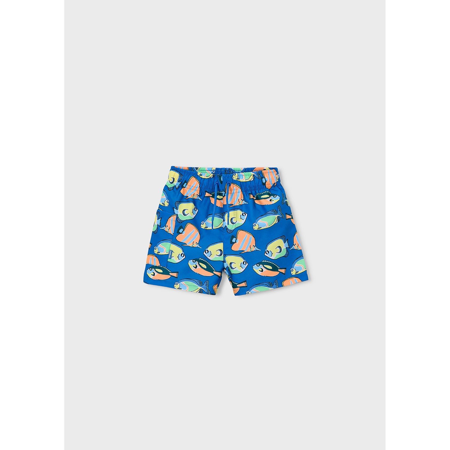 BLUE SWIM SHORTS FISH PRINT / 3612-089