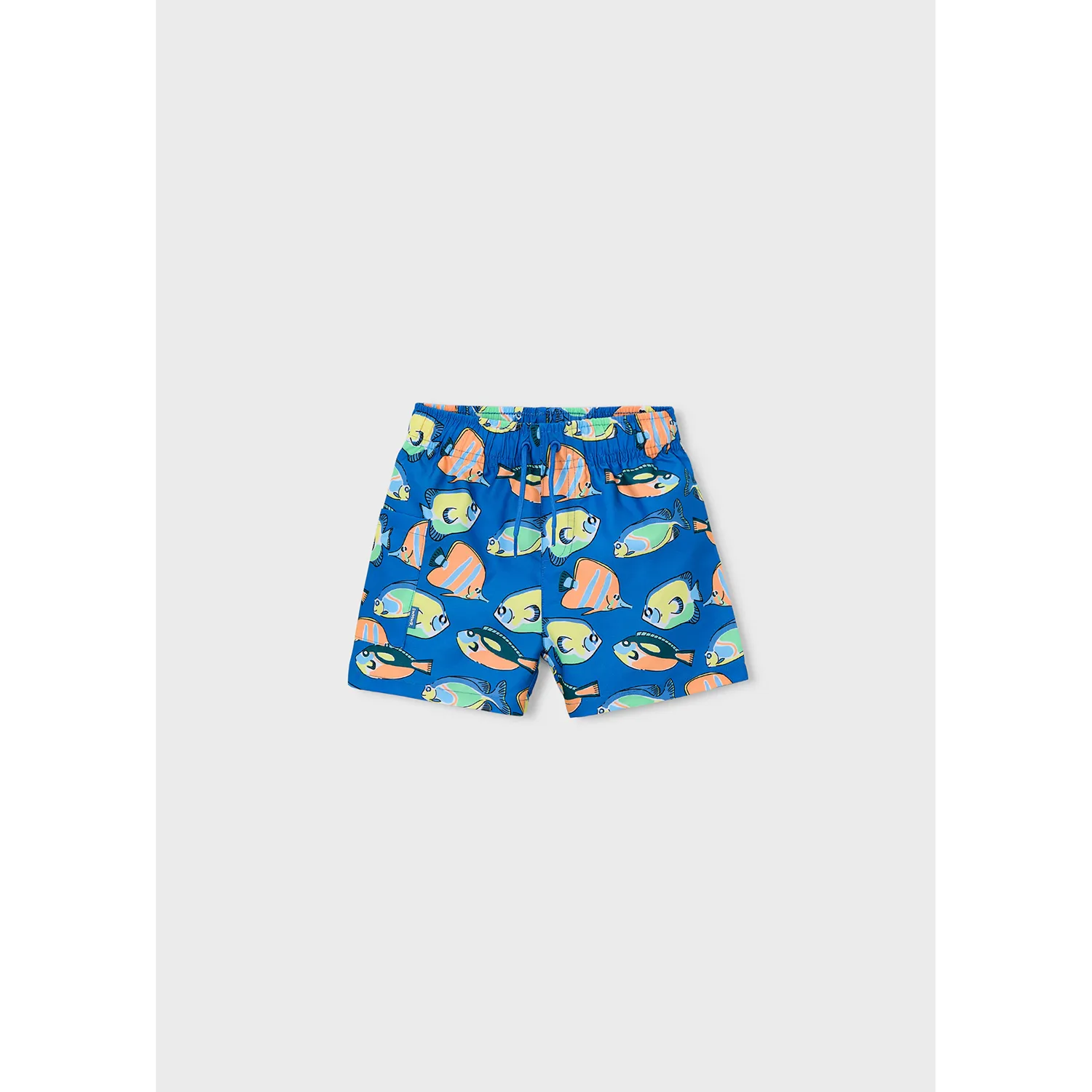 BLUE SWIM SHORTS FISH PRINT / 3612-089