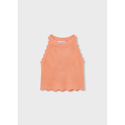 PEACH KNIT TOP SLEEVELESS / 3027-045
