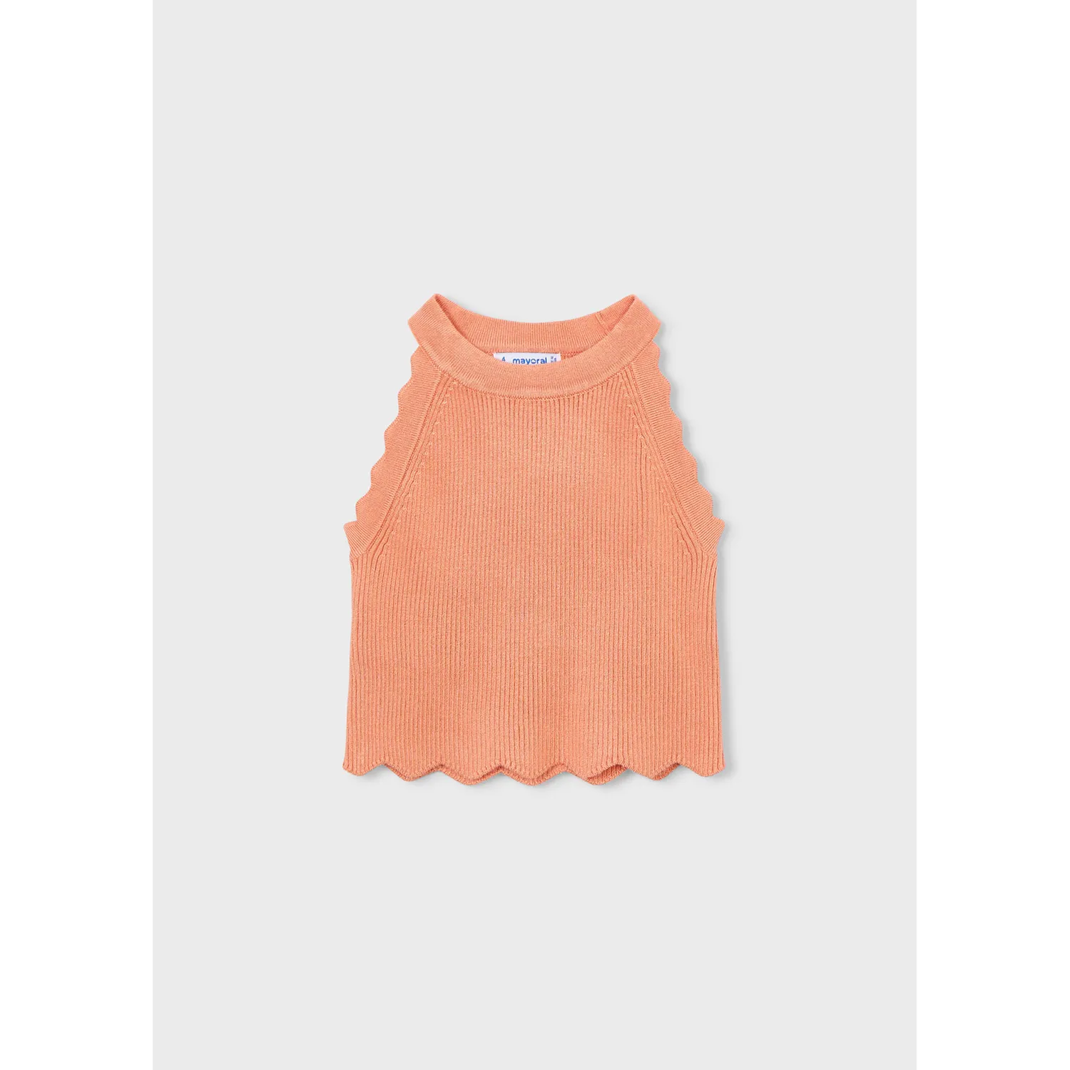 PEACH KNIT TOP SLEEVELESS / 3027-045