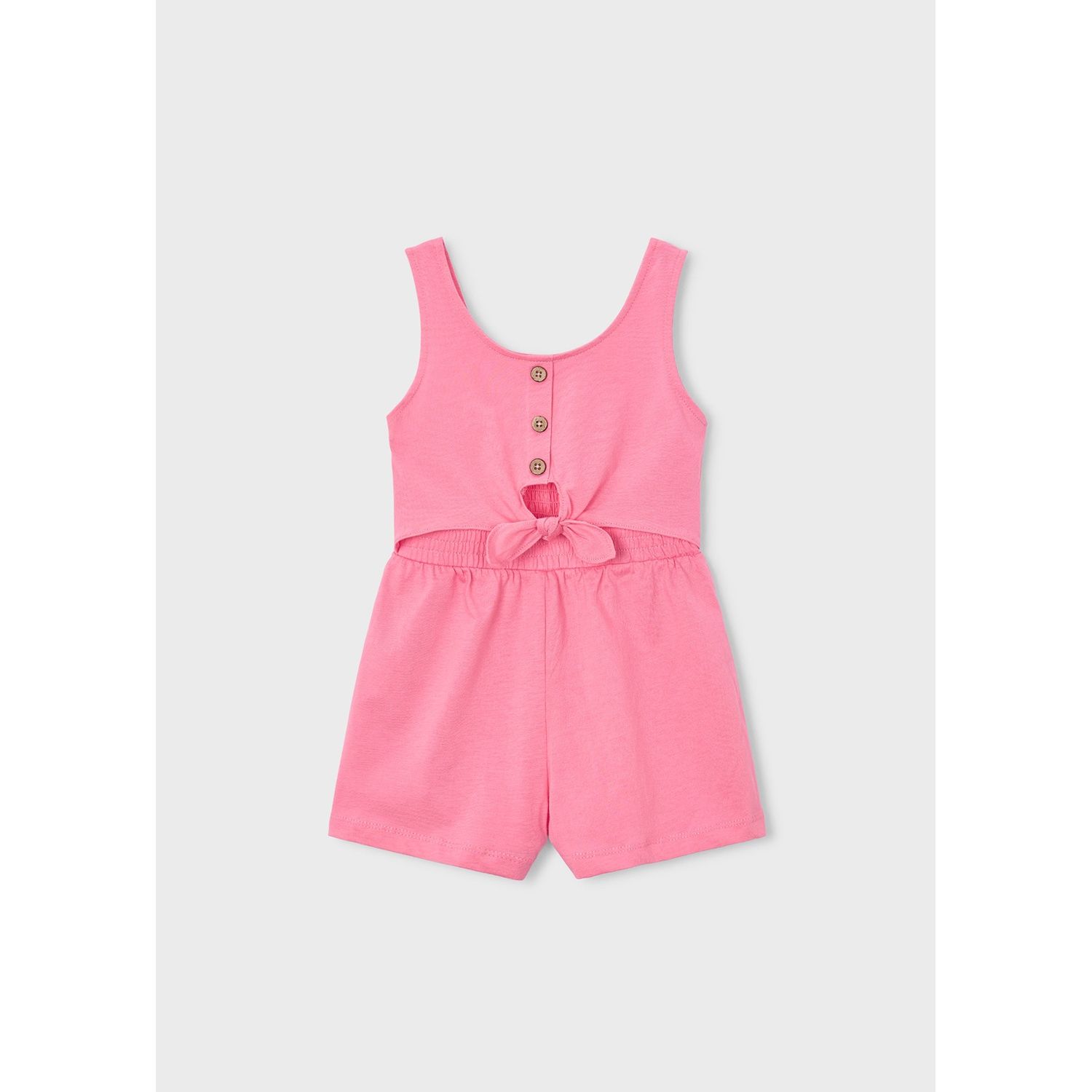 PINK CUT OUT KNIT JUMPSUIT / 3889-060