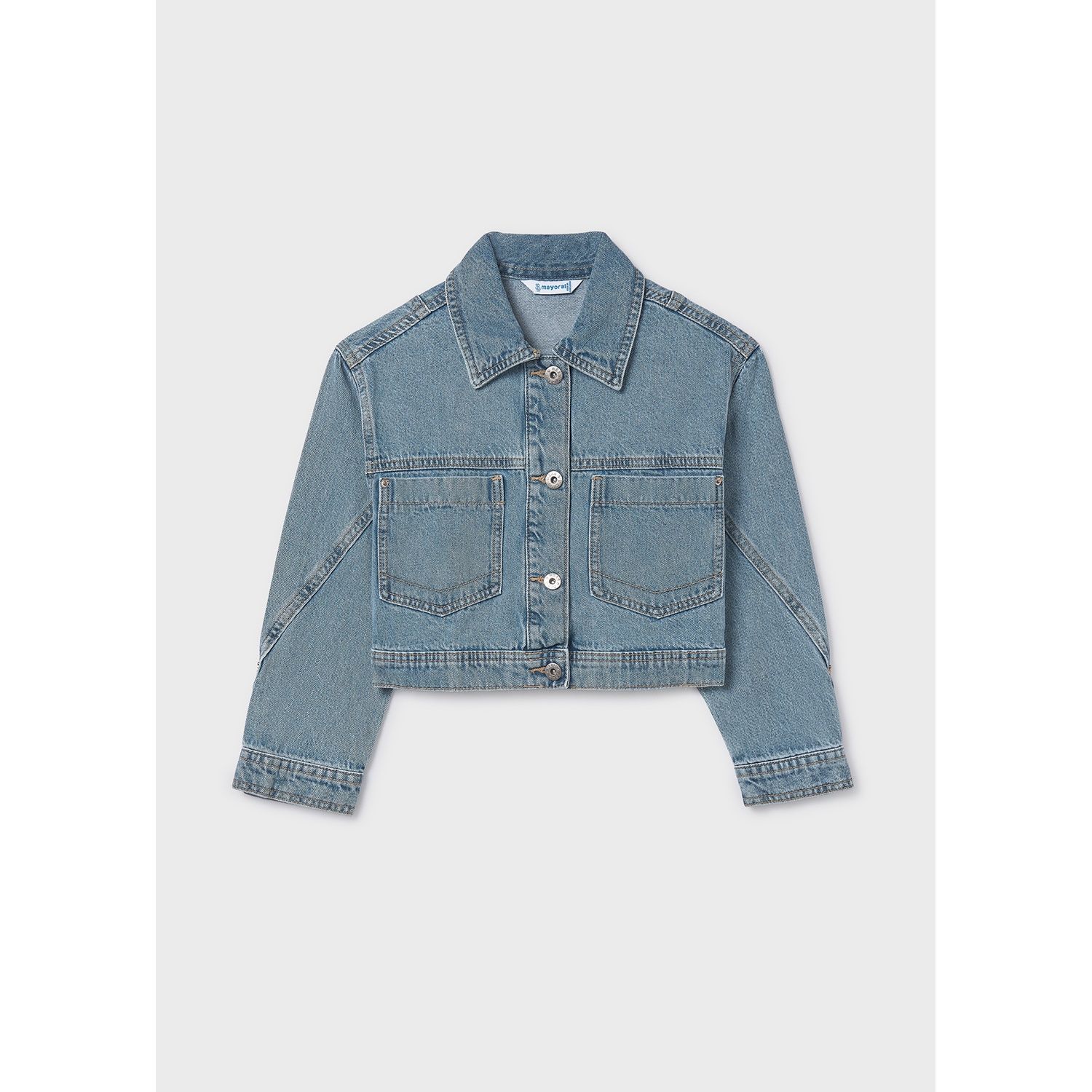 MEDIUM BLUE DENIM JEAN JACKET / 6406-088