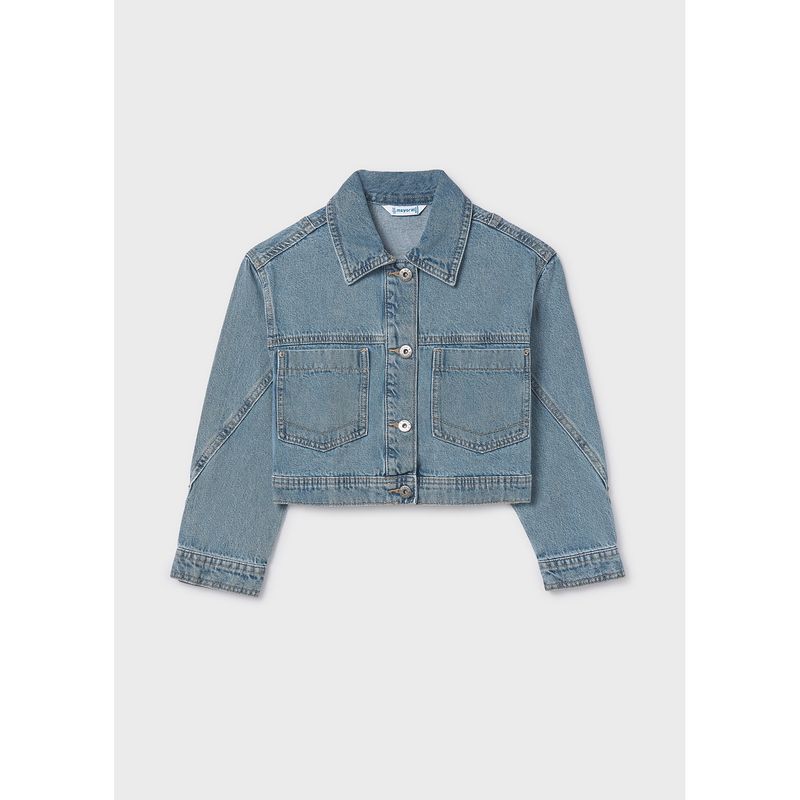 MEDIUM BLUE DENIM JEAN JACKET / 6406-088