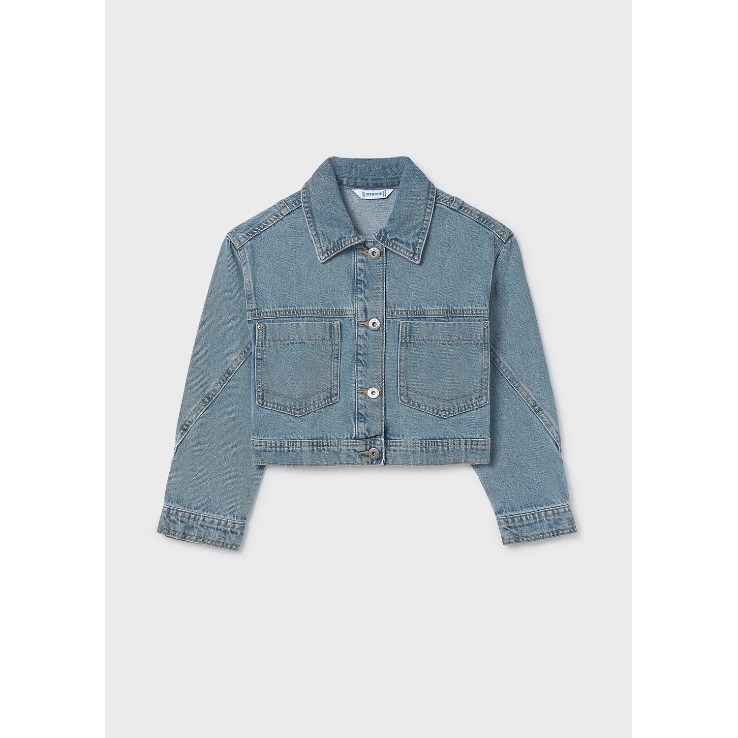MEDIUM BLUE DENIM JEAN JACKET / 6406-088