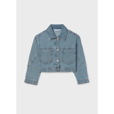 MEDIUM BLUE DENIM JEAN JACKET / 6406-088