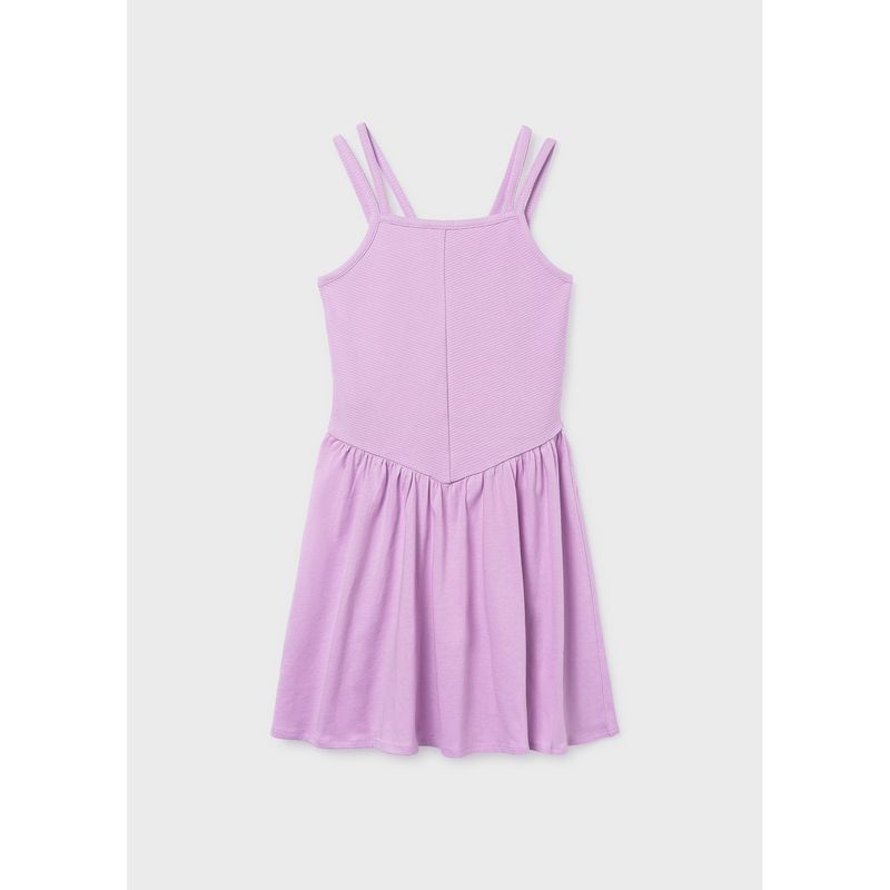 LILAC KNIT SUNDRESS FLARE / 6916-081
