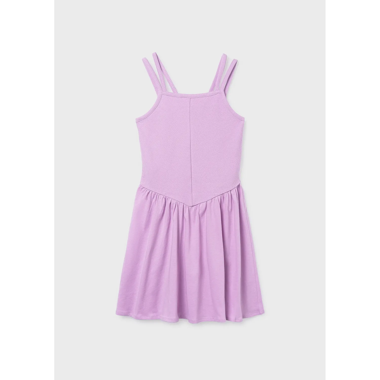 LILAC KNIT SUNDRESS FLARE / 6916-081