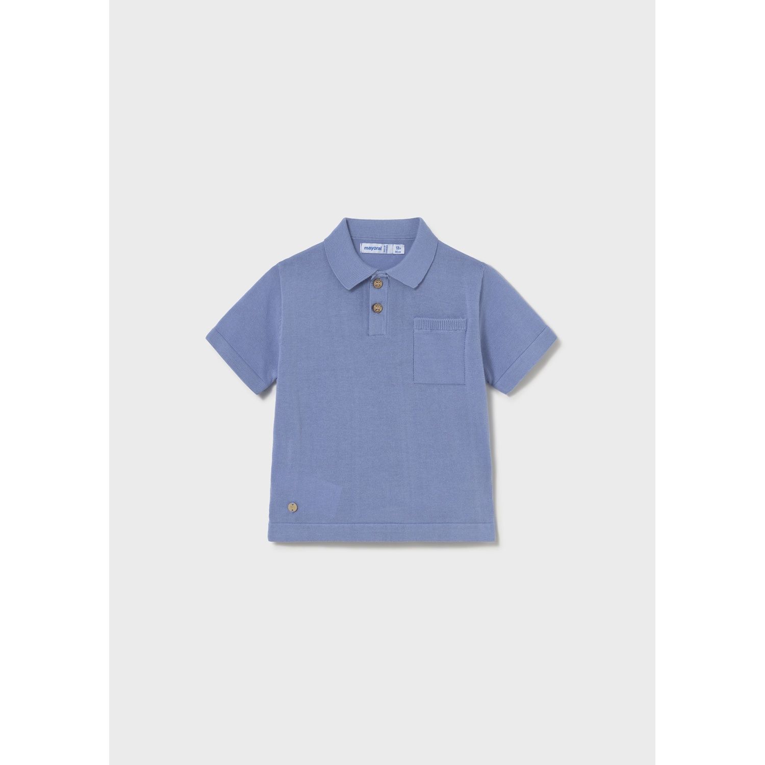 CAPRI BLUE POLO TOP SHORT SLEEVE / 1109-041
