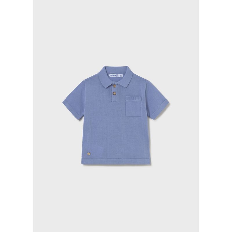 CAPRI BLUE POLO TOP SHORT SLEEVE / 1109-041