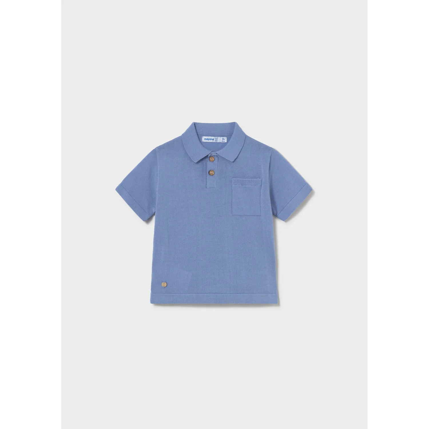CAPRI BLUE POLO TOP SHORT SLEEVE / 1109-041