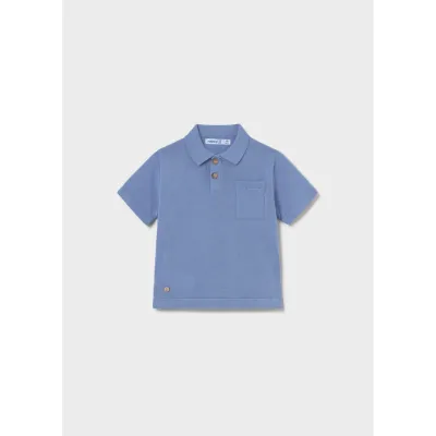 CAPRI BLUE POLO TOP SHORT SLEEVE / 1109-041