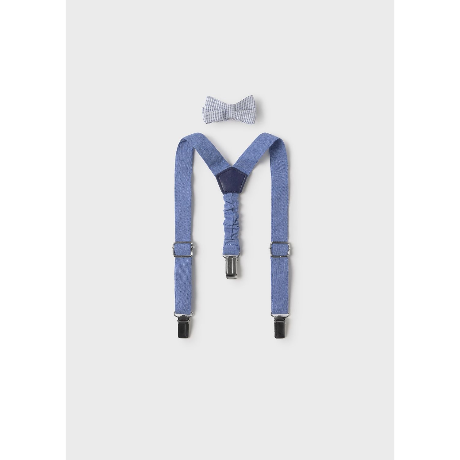 2PC CAPRI BLUE SUSPENDERS & BOWTIE / 10161-077