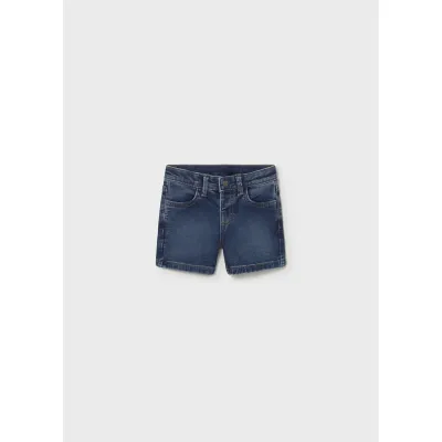 DARK DENIM JEAN SHORT 5PC SOFT / 1219-067