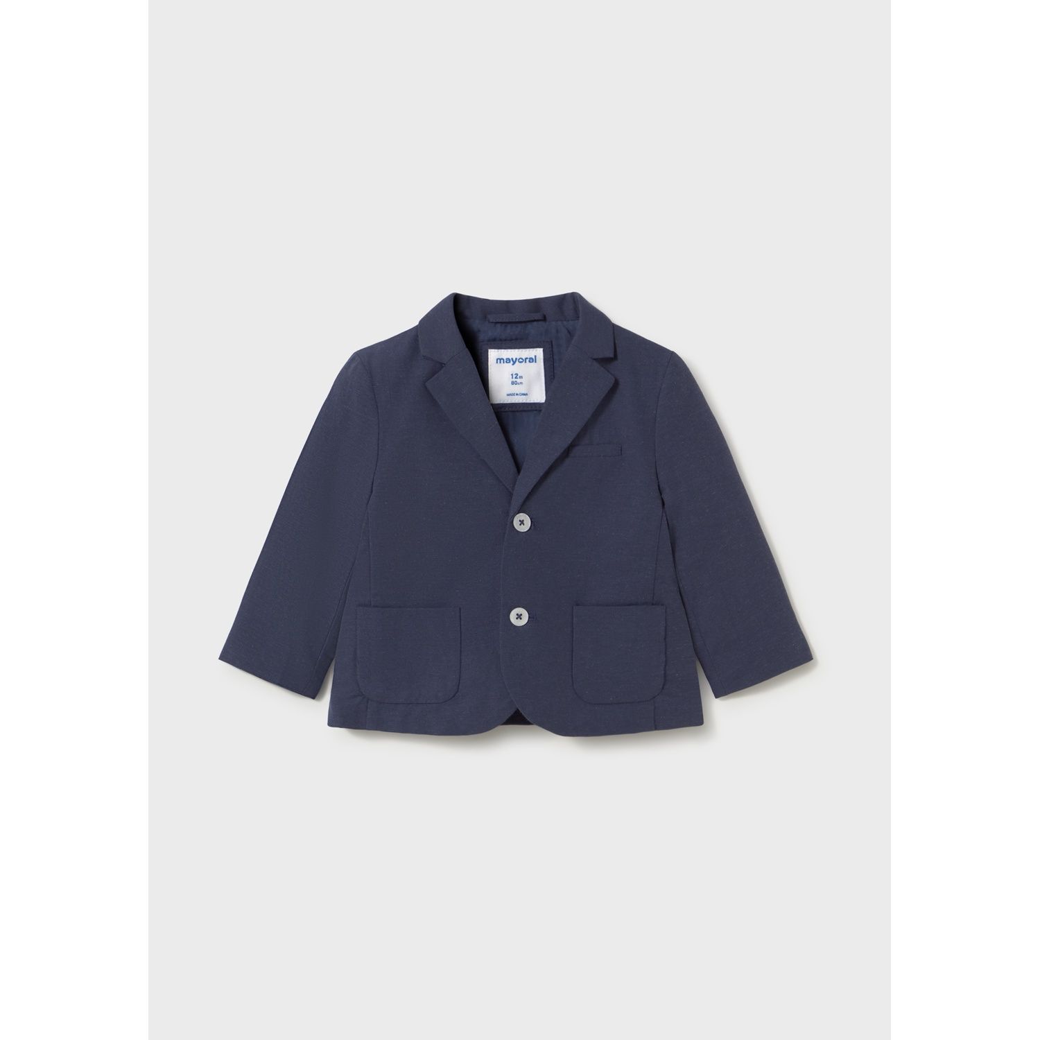 NAVY JACKET 2POCKETS 2 BUTTONS / 1404-029