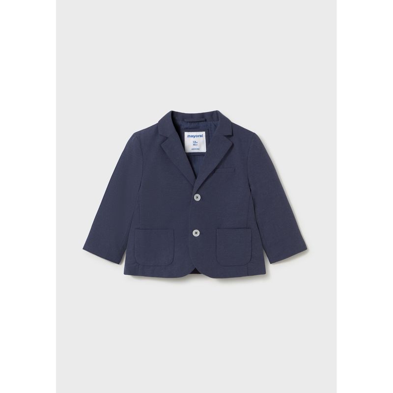 NAVY JACKET 2POCKETS 2 BUTTONS / 1404-029