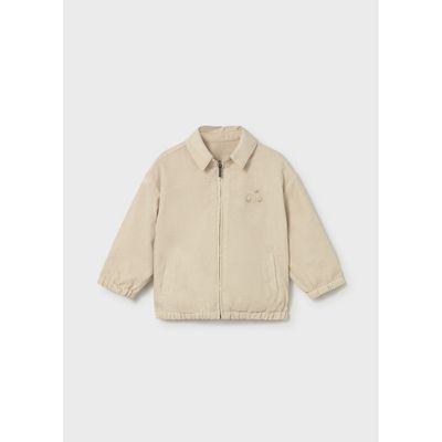 TAUPE REVERSIBLE WINDBREAKER JACKET / 1409-045