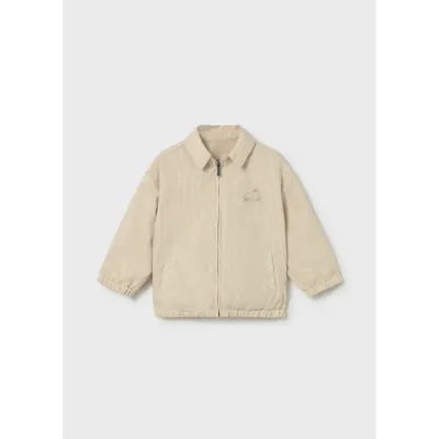 TAUPE REVERSIBLE WINDBREAKER JACKET / 1409-045