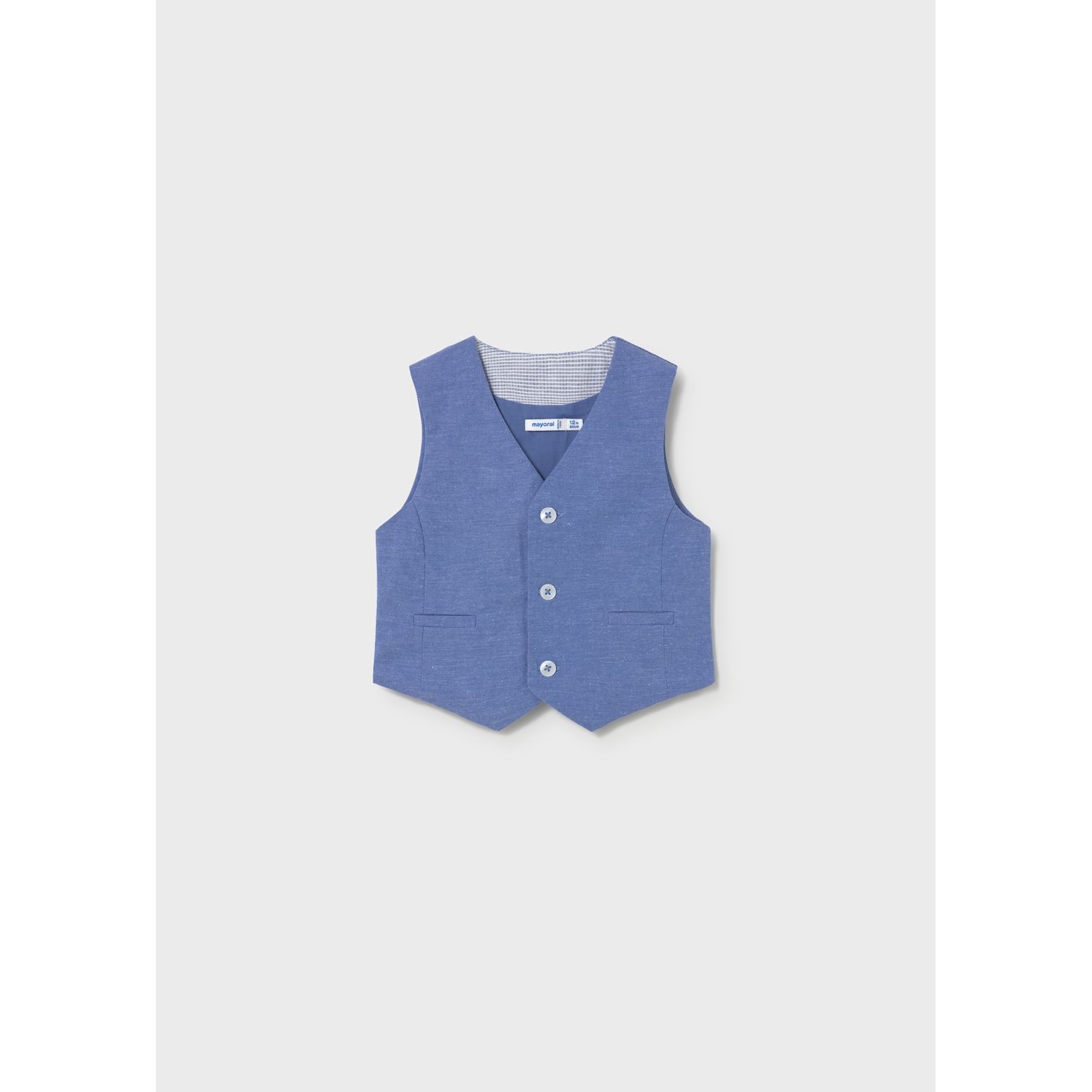 CAPRI BLUE VEST SOLID / 1312-017