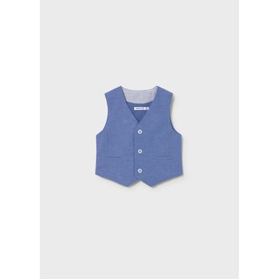 CAPRI BLUE VEST SOLID / 1312-017