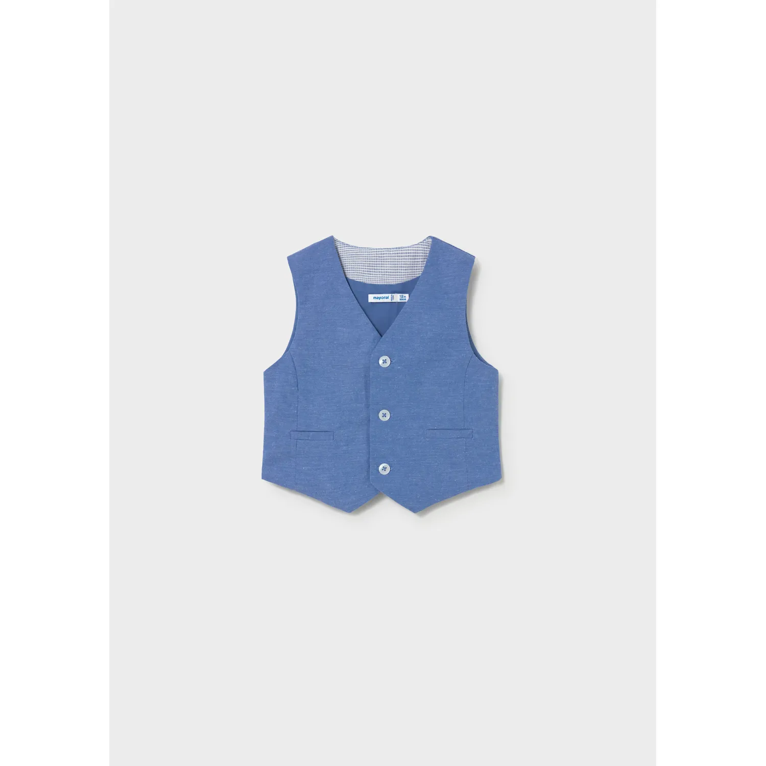 CAPRI BLUE VEST SOLID / 1312-017